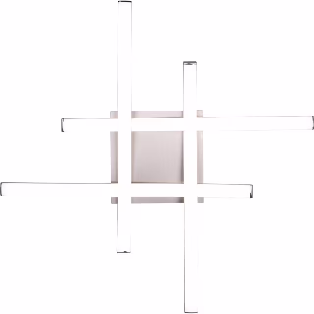 Ronde dimbare LED-plafondlamp 20W mat nikkel met neutraal wit licht 4000K en 2400 lumen Ronde dimbare LED-plafondlamp 20W mat nikkel met neutraal wit licht 4000K en 2400 lumen