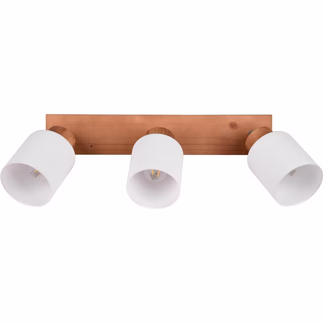 HLW LED LED Plafondspot - Plafondverlichting - Trion Asmara - E14 Fitting - 3-lichts - Rechthoek - Mat Bruin - Hout HLW LED LED Plafondspot - Plafondverlichting - Trion Asmara - E14 Fitting - 3-lichts - Rechthoek - Mat Bruin - Hout