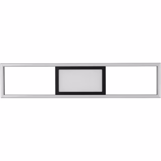 HLW LED LED Ceiling Lamp - Ceiling Lighting - Trion Riyaz - 22W - Adjustable Color - Remote Control - Dimmable - Rectangular - Matte Black - Aluminum HLW LED LED Ceiling Lamp - Ceiling Lighting - Trion Riyaz - 22W - Adjustable Color - Remote Control - Dimmable - Rectangular - Matte Black - Aluminum