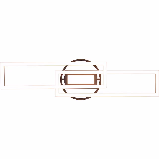 HLW LED LED Ceiling Light - Ceiling Lighting - Trion Tiger - 30W - Adjustable Color - Remote Control - Dimmable - Rectangle - Matte Gold - Aluminum HLW LED LED Ceiling Light - Ceiling Lighting - Trion Tiger - 30W - Adjustable Color - Remote Control - Dimmable - Rectangle - Matte Gold - Aluminum