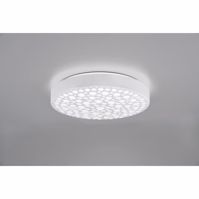 HLW LED LED Ceiling Light - Ceiling Lighting - Trion Carol - 22W - Adjustable Color - RGB - Remote Control - Dimmable - Round - Matte White - Plastic HLW LED LED Ceiling Light - Ceiling Lighting - Trion Carol - 22W - Adjustable Color - RGB - Remote Control - Dimmable - Round - Matte White - Plastic