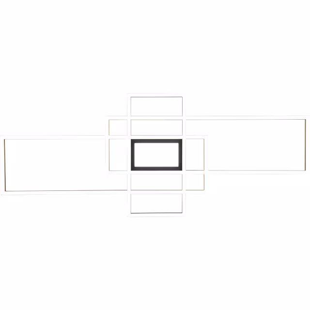 HLW LED LED Ceiling Lamp - Ceiling Lighting - Trion Urano - 60W - Adjustable Color - Remote Control - Dimmable - Rectangular - Matte Gold - Aluminum HLW LED LED Ceiling Lamp - Ceiling Lighting - Trion Urano - 60W - Adjustable Color - Remote Control - Dimmable - Rectangular - Matte Gold - Aluminum