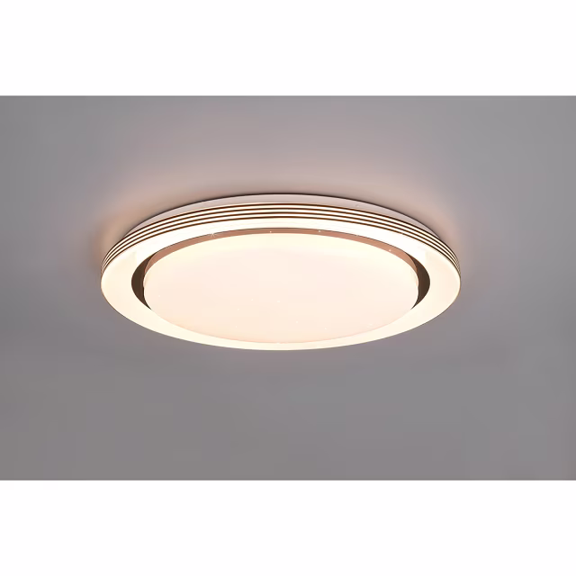 HLW LED LED Plafondlamp - Plafondverlichting - Trion Atras - 21W - Aanpasbare Kleur - Afstandsbediening - Dimbaar - Sterlicht - Rond - Mat Zwart - Kunststof HLW LED LED Plafondlamp - Plafondverlichting - Trion Atras - 21W - Aanpasbare Kleur - Afstandsbediening - Dimbaar - Sterlicht - Rond - Mat Zwart - Kunststof