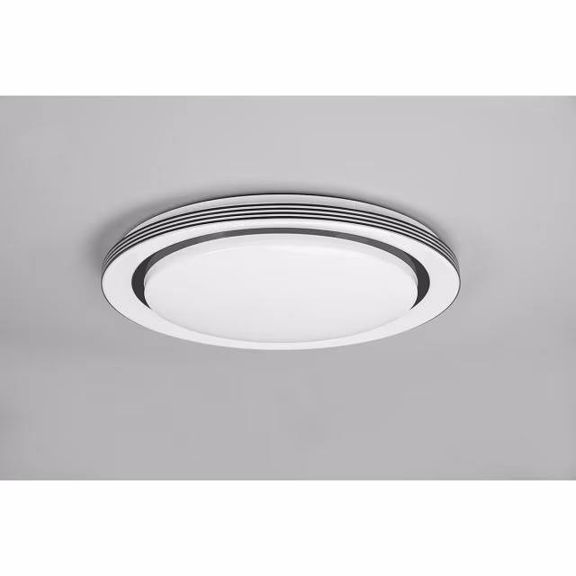 HLW LED LED Plafondlamp - Plafondverlichting - Trion Atras - 21W - Aanpasbare Kleur - Afstandsbediening - Dimbaar - Sterlicht - Rond - Mat Zwart - Kunststof HLW LED LED Plafondlamp - Plafondverlichting - Trion Atras - 21W - Aanpasbare Kleur - Afstandsbediening - Dimbaar - Sterlicht - Rond - Mat Zwart - Kunststof