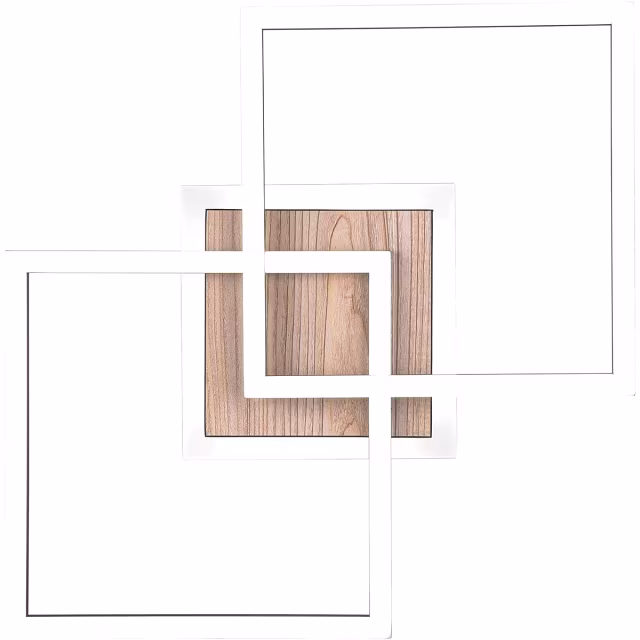 HLW LED LED Plafondlamp - Plafondverlichting - Trion Goron - 25W - Aanpasbare Kleur - Afstandsbediening - Dimbaar - Vierkant - Mat Zwart - Hout HLW LED LED Plafondlamp - Plafondverlichting - Trion Goron - 25W - Aanpasbare Kleur - Afstandsbediening - Dimbaar - Vierkant - Mat Zwart - Hout