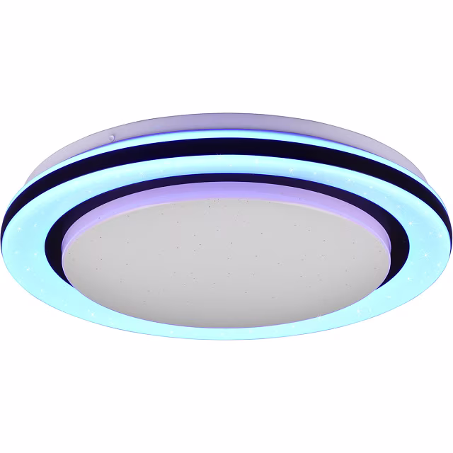HLW LED LED Ceiling Light - Ceiling Lighting - Trion Karda - 17W - RGBW - Round - White - Plastic HLW LED LED Ceiling Light - Ceiling Lighting - Trion Karda - 17W - RGBW - Round - White - Plastic