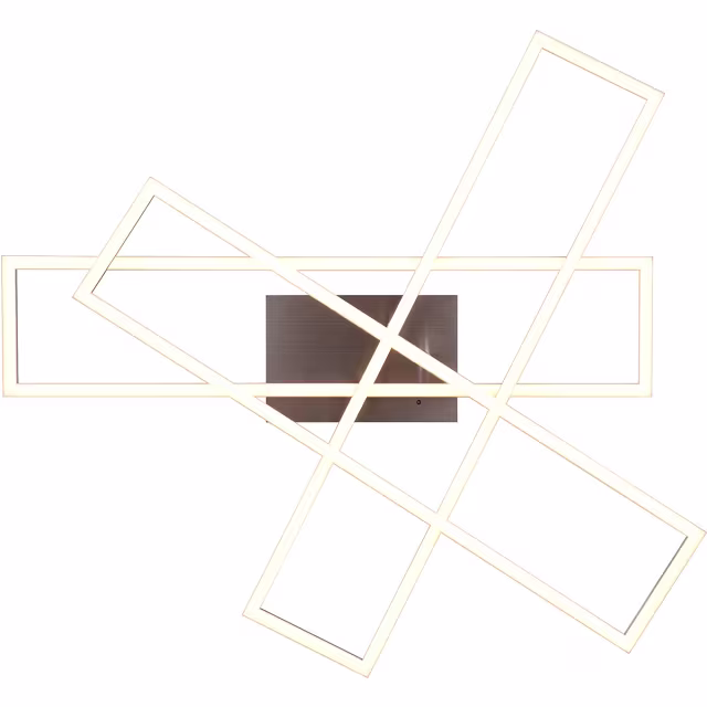 HLW LED LED Ceiling Lamp - Ceiling Lighting - Trion Rosso - 36W - Adjustable Color - Remote Control - Dimmable - Square - Matte Nickel - Metal HLW LED LED Ceiling Lamp - Ceiling Lighting - Trion Rosso - 36W - Adjustable Color - Remote Control - Dimmable - Square - Matte Nickel - Metal