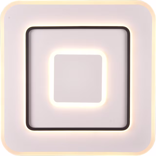 HLW LED LED Plafondlamp - Trion Gora - 55W - Aanpasbaar kleur -  Dimbaar - Vierkant - Mat Wit - Metaal