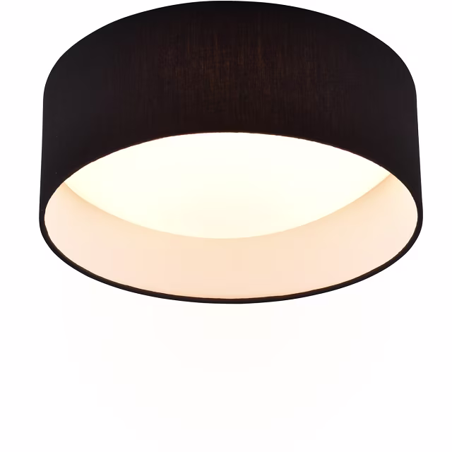 ronde zwarte LED plafondlamp 12W warm wit licht 3000K IP54 geschikt voor vochtige ruimtes ronde zwarte LED plafondlamp 12W warm wit licht 3000K IP54 geschikt voor vochtige ruimtes