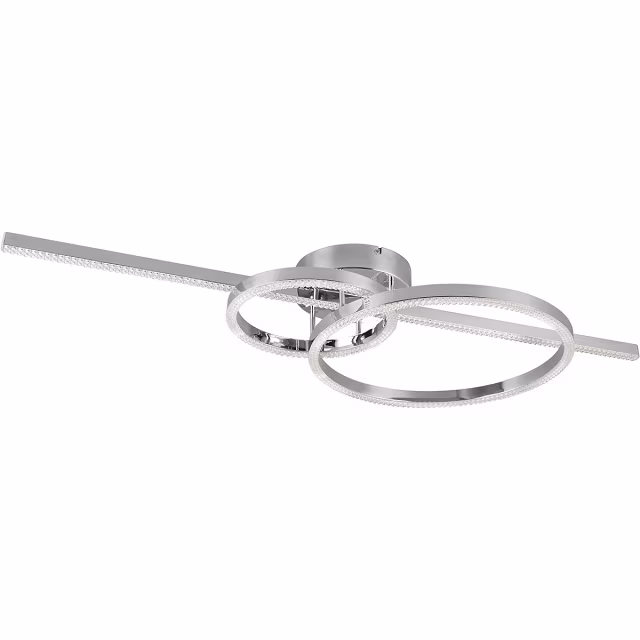 LED Plafondlamp Trion Atilla Mat Chroom 54W Dimbaar Verlichting per ruimte LED Plafondlamp Trion Atilla Mat Chroom 54W Dimbaar Verlichting per ruimte