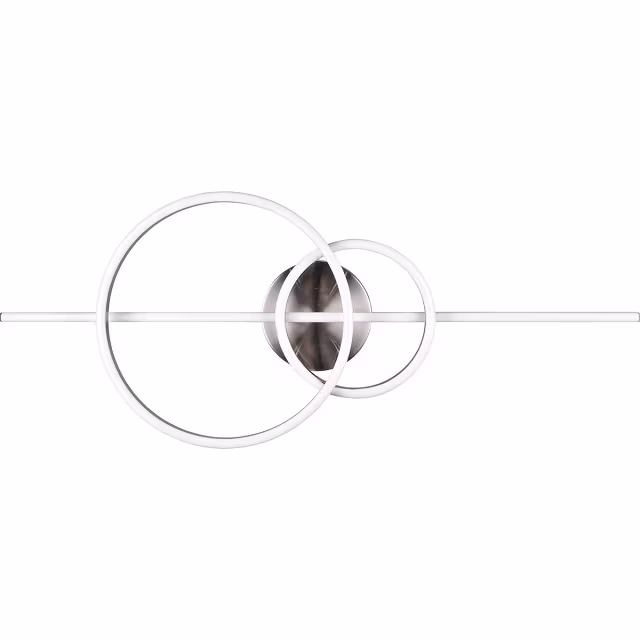 HLW LED LED Plafondlamp - Trion Atilla - 54W - Aanpasbare kleur - Dimbaar - Mat Nikkel - Metaal HLW LED LED Plafondlamp - Trion Atilla - 54W - Aanpasbare kleur - Dimbaar - Mat Nikkel - Metaal