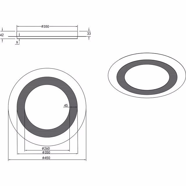 HLW LED LED Plafondlamp - Plafondverlichting - Trion Groan - 42W - Aanpasbare Kleur - Afstandsbediening - Dimbaar - Rond - Zwart Goud - Metaal HLW LED LED Plafondlamp - Plafondverlichting - Trion Groan - 42W - Aanpasbare Kleur - Afstandsbediening - Dimbaar - Rond - Zwart Goud - Metaal