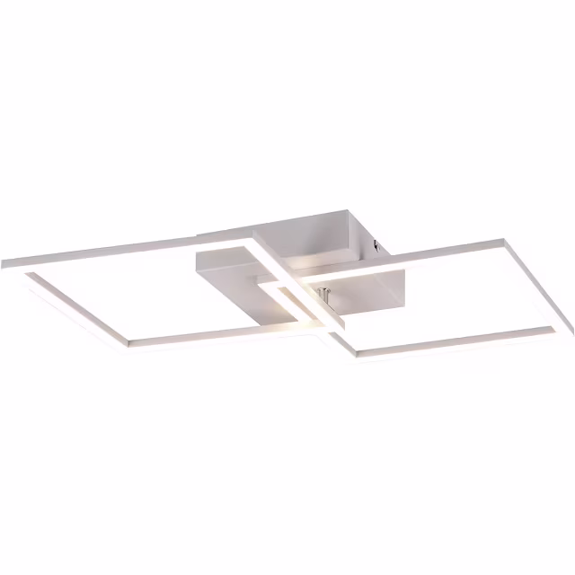 HLW LED LED Ceiling Lamp - Ceiling Lighting - Trion Square - 20W - Natural White 4000K - Square - Matte White - Metal HLW LED LED Ceiling Lamp - Ceiling Lighting - Trion Square - 20W - Natural White 4000K - Square - Matte White - Metal