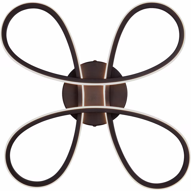 HLW LED LED Ceiling Lamp - Ceiling Lighting - Trion Crowl - 22W - Natural White 4000K - Dimmable - Matte Black - Metal HLW LED LED Ceiling Lamp - Ceiling Lighting - Trion Crowl - 22W - Natural White 4000K - Dimmable - Matte Black - Metal