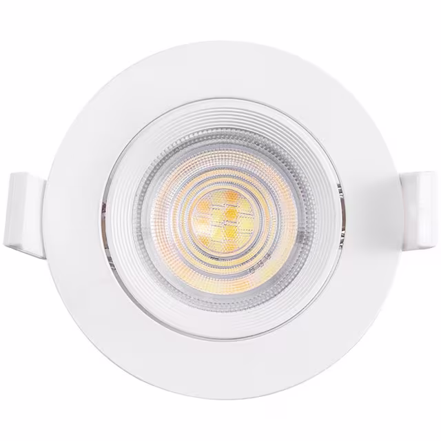 HLW LED LED Recessed Spotlight - Brinton - 7W 630lm 38D - Dimmable - 840 Natural White 4000K - Round - White HLW LED LED Recessed Spotlight - Brinton - 7W 630lm 38D - Dimmable - 840 Natural White 4000K - Round - White