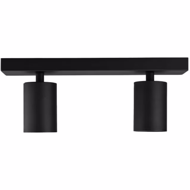 HLW LED LED Plafondspot - Brinton Betin - GU10 Fitting - 2-lichts - Rond - Mat Zwart - Kantelbaar - Aluminium - Philips - CorePro 827 36D - Dimbaar - 10W - Warm Wit 2700K HLW LED LED Plafondspot - Brinton Betin - GU10 Fitting - 2-lichts - Rond - Mat Zwart - Kantelbaar - Aluminium - Philips - CorePro 827 36D - Dimbaar - 10W - Warm Wit 2700K