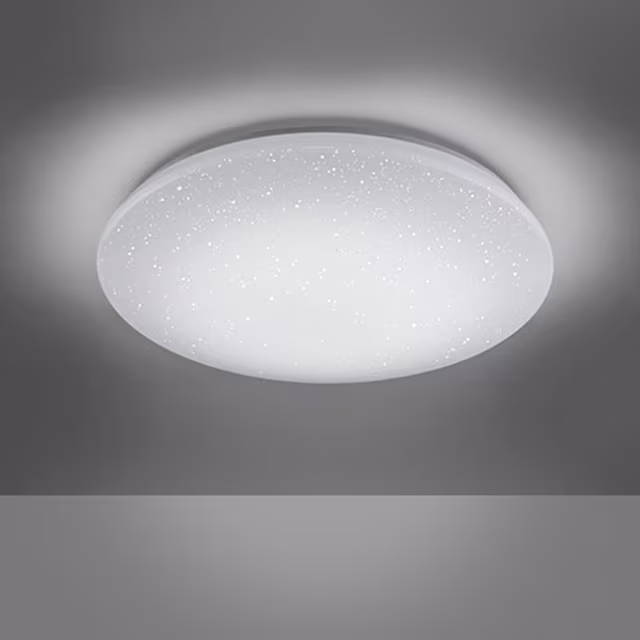 HLW LED LED Plafondlamp WiZ - Smart LED - Trion Chirlo - 27W - Aanpasbare Kleur - Dimbaar - Afstandsbediening - Sterlicht - Rond - Mat Wit - Kunststof HLW LED LED Plafondlamp WiZ - Smart LED - Trion Chirlo - 27W - Aanpasbare Kleur - Dimbaar - Afstandsbediening - Sterlicht - Rond - Mat Wit - Kunststof