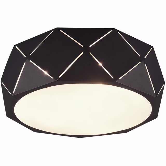LED Plafondlamp Trion Zanda 3-lichts Mat Zwart E27 Verlichting per ruimte LED Plafondlamp Trion Zanda 3-lichts Mat Zwart E27 Verlichting per ruimte