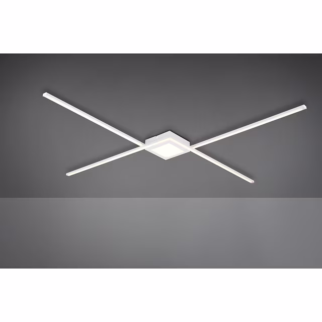 HLW LED LED Ceiling Light - Ceiling Lighting - Trion Oxi - Natural White 4000K - Dimmable - Rectangular - Matte White - Aluminum HLW LED LED Ceiling Light - Ceiling Lighting - Trion Oxi - Natural White 4000K - Dimmable - Rectangular - Matte White - Aluminum