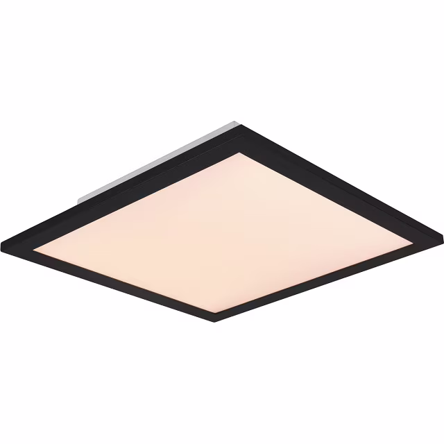 HLW LED LED Plafondlamp - Plafondverlichting - Trion Tirus - 14W - Aanpasbare Kleur - Afstandsbediening - Dimbaar - Vierkant - Mat Zwart - Aluminium HLW LED LED Plafondlamp - Plafondverlichting - Trion Tirus - 14W - Aanpasbare Kleur - Afstandsbediening - Dimbaar - Vierkant - Mat Zwart - Aluminium