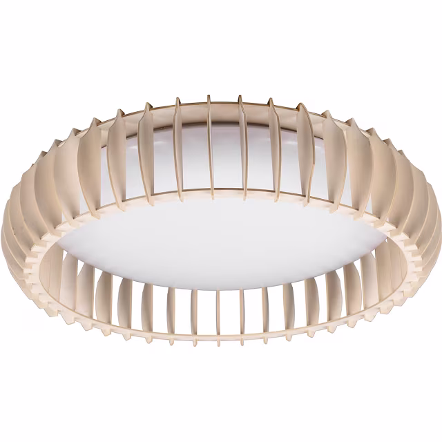 HLW LED LED Ceiling Lamp - Ceiling Lighting - Trion Manto XL - 38W - Adjustable Color - Remote Control - Dimmable - Round - Wood Color - Plastic HLW LED LED Ceiling Lamp - Ceiling Lighting - Trion Manto XL - 38W - Adjustable Color - Remote Control - Dimmable - Round - Wood Color - Plastic