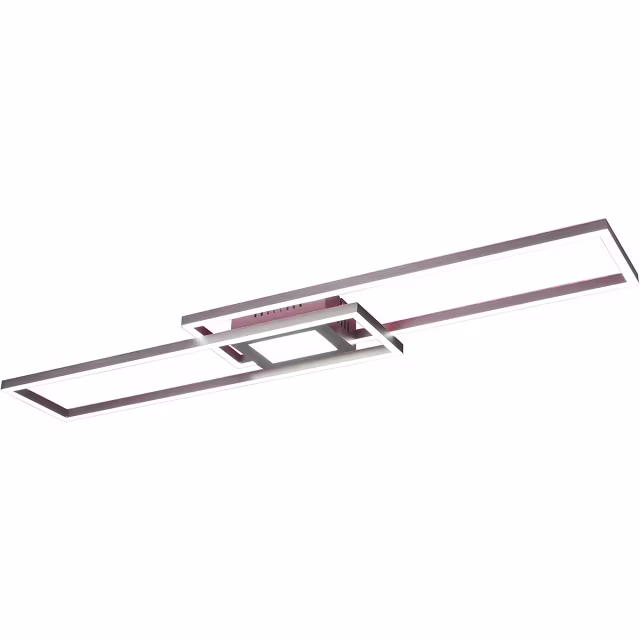 ronde mat nikkel LED-plafondlamp 47W 4300 lumen dimbaar met instelbare kleurtemperatuur ronde mat nikkel LED-plafondlamp 47W 4300 lumen dimbaar met instelbare kleurtemperatuur