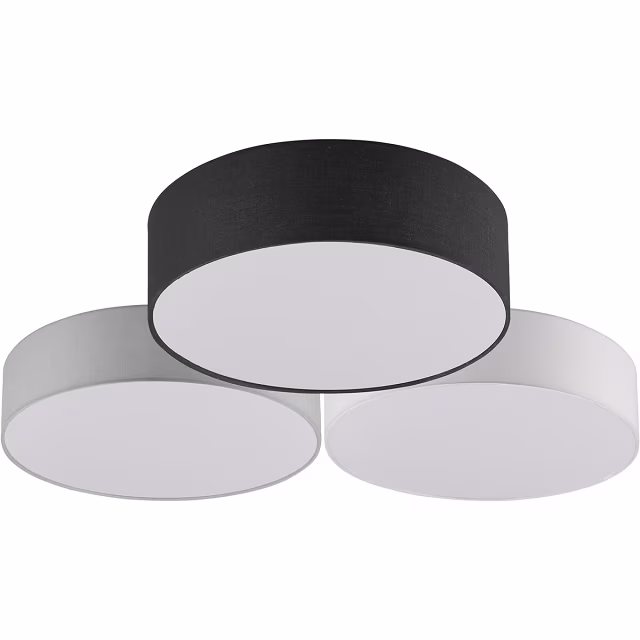 HLW LED LED Plafondlamp - Plafondverlichting - Trion Lanago - 38W - Warm Wit 3000K - Dimbaar - Rond - Meerkleurig - Aluminium HLW LED LED Plafondlamp - Plafondverlichting - Trion Lanago - 38W - Warm Wit 3000K - Dimbaar - Rond - Meerkleurig - Aluminium