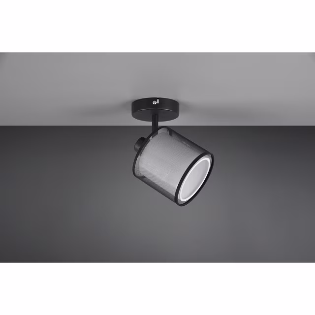 HLW LED LED Wall Spotlight - Wall Lighting - Trion Bidon - E14 Fitting - 1-light - Round - Matte Black - Aluminum HLW LED LED Wall Spotlight - Wall Lighting - Trion Bidon - E14 Fitting - 1-light - Round - Matte Black - Aluminum