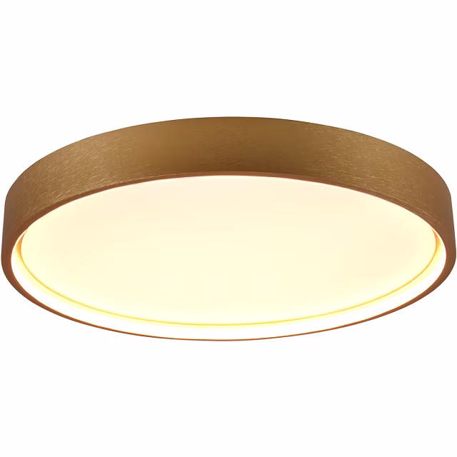 HLW LED LED Ceiling Lamp - Ceiling Lighting - Trion Dile - 29W - Adjustable Light Color - Round - Matte Brass - Metal HLW LED LED Ceiling Lamp - Ceiling Lighting - Trion Dile - 29W - Adjustable Light Color - Round - Matte Brass - Metal