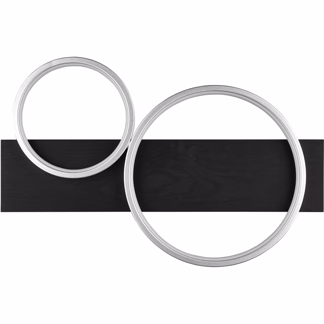 rond dimbare LED plafondlamp in titaan met 26W vermogen en warm wit licht van 3000K rond dimbare LED plafondlamp in titaan met 26W vermogen en warm wit licht van 3000K