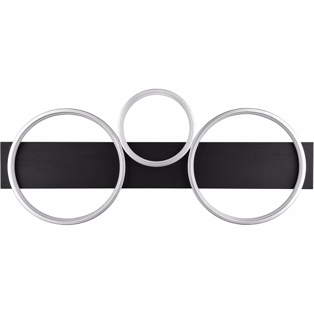 HLW LED LED Ceiling Light - Trion Rameda - 33W - Warm White 3000K - Dimmable - Rectangular Round - Titanium - Metal HLW LED LED Ceiling Light - Trion Rameda - 33W - Warm White 3000K - Dimmable - Rectangular Round - Titanium - Metal