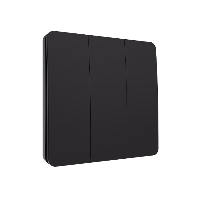 Smartlife Domotica Draadloze Wandschakelaar (Kinetisch) Schakelaar Zwart 3-Voudig Aan/Uit + Dimmer - Losse Knop Smartlife Domotica Draadloze Wandschakelaar (Kinetisch) Schakelaar Zwart 3-Voudig Aan/Uit + Dimmer - Losse Knop