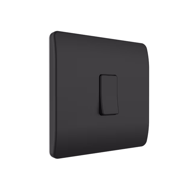 Smartlife Domotica Draadloze Wandschakelaar (Batterij) Zwart 1-Voudig Aan/Uit - Losse Knop