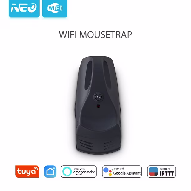 Smartlife Domotica Wifi Muizenval met hoogspanning 7000v op batterijen