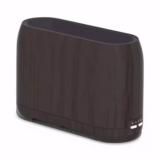 Smartlife Domotica Luchtbevochtiger en Aromatherapie + Speakerfunctie 400ml Houtlook Donker