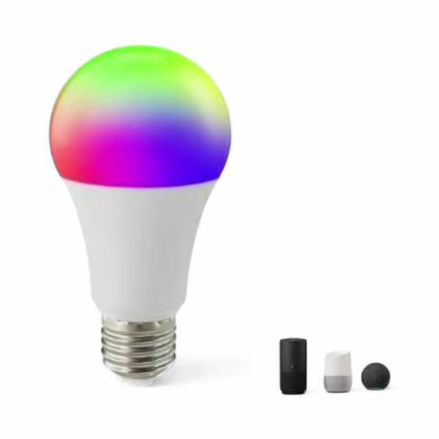 Smartlife Domotica Smart LED Lamp | E27 fitting | 9W | RGBCW kleurenspectrum | Dimbaar | Spraakbesturing | Dual-connectiviteit | Lange levensduur