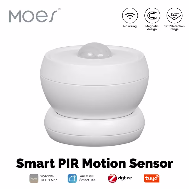 Smartlife Domotica Zigbee Slimme bewegingssensor  8 Meter met magneet voet (exclusief gateway)