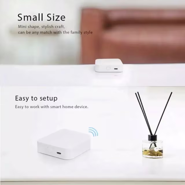 Smartlife Domotica Tuya Zigbee 3.0 Gateway | Smart Life | tot 100 apparaten | WiFi | Alexa & Google