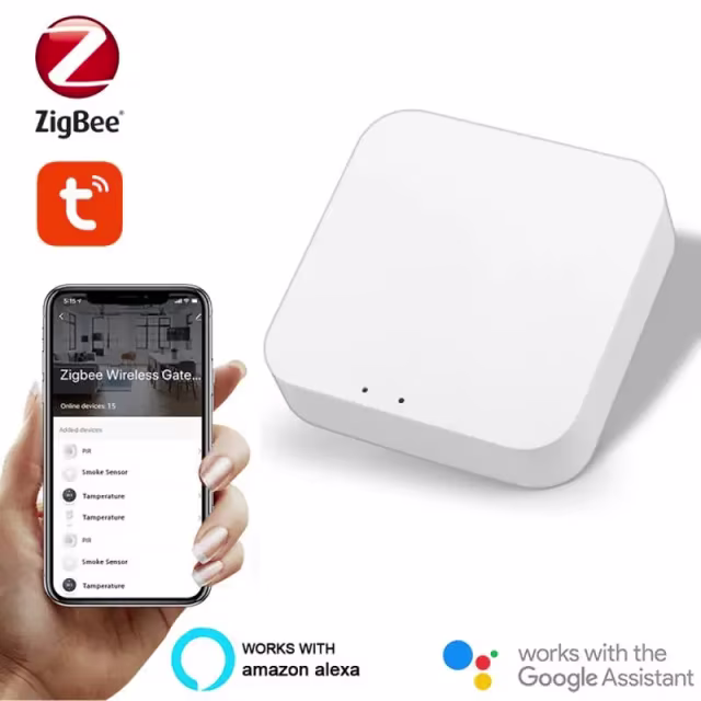 Smartlife Domotica Tuya Zigbee 3.0 Gateway | Smart Life | tot 100 apparaten | WiFi | Alexa & Google