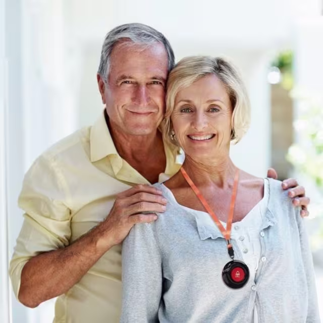 Smartlife Domotica SOS Knoppen (2x) voor Ouderen (Inclusief Extern Display)