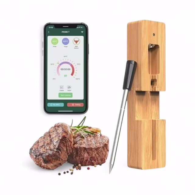 Smartlife Domotica Draadloze BBQ / Grill Thermometer 50 meter