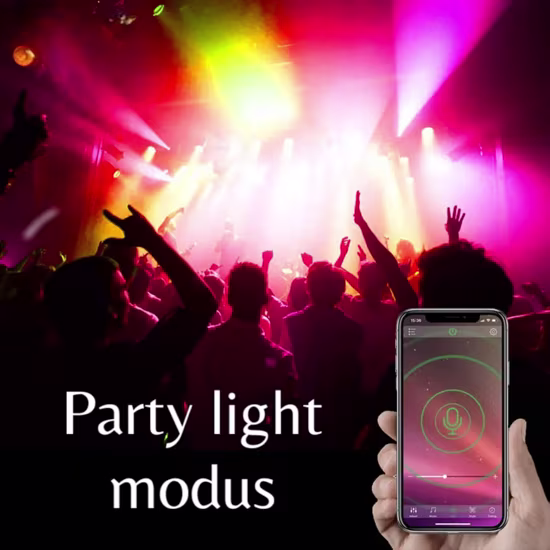 Smartlife Domotica Wifi Schijnwerper (Floodlight) RGBCW 100 Watt IP66 (waterdicht)