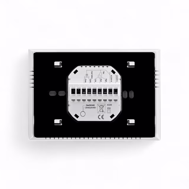 Smartlife Domotica Wifi Inbouw Thermostaat met Touchscreen voor Electrische verwarming (zwart) Smartlife Domotica Wifi Inbouw Thermostaat met Touchscreen voor Electrische verwarming (zwart)