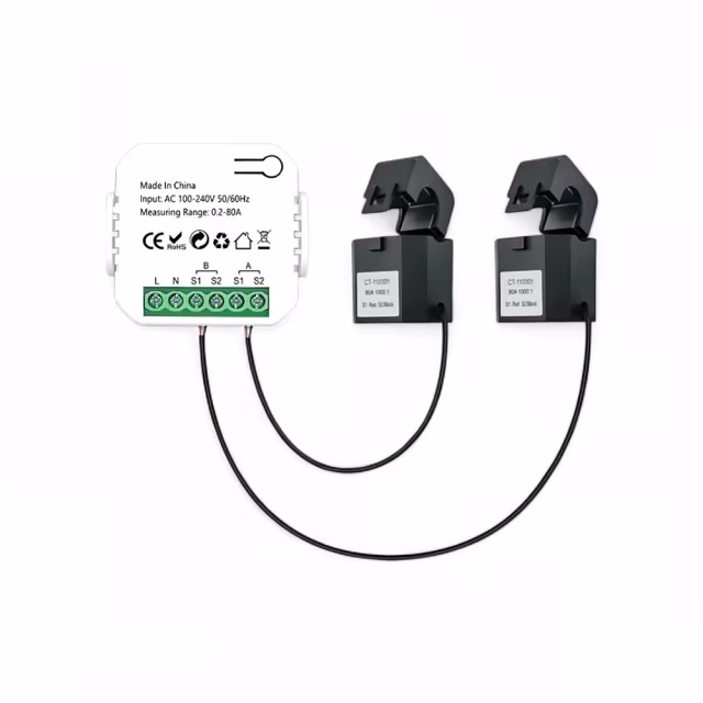 Smartlife Domotica Smart Energie monitor 2 klemmen