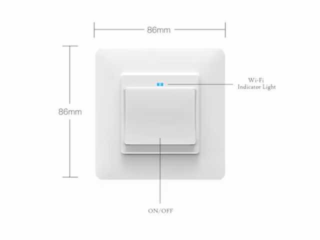 Smartlife Domotica Slimme Inbouw Schakelaar (1-knop) Smartlife Domotica Slimme Inbouw Schakelaar (1-knop)