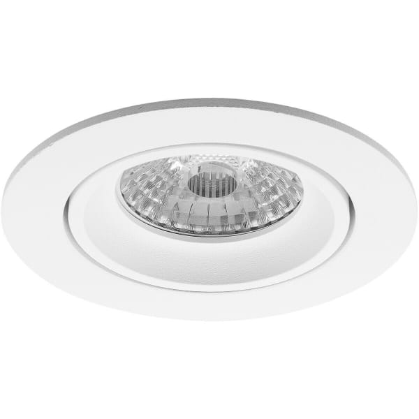 HLW LED LED Spot Set 6W - Dimbare Ronde Inbouwspot Kantelbaar - Mat Wit Warm Wit HLW LED LED Spot Set 6W - Dimbare Ronde Inbouwspot Kantelbaar - Mat Wit Warm Wit