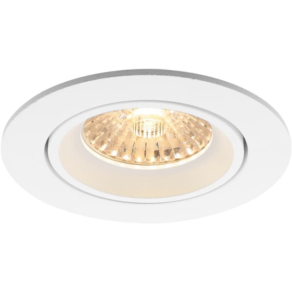 HLW LED LED Spot Set 6W - Kantelbare Ronde Inbouwspot Mat Wit - Energiezuinig & Warm Wit HLW LED LED Spot Set 6W - Kantelbare Ronde Inbouwspot Mat Wit - Energiezuinig & Warm Wit