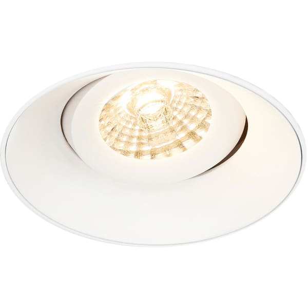 HLW LED 6W LED Spot Set - Ronde Kantelbare Inbouwspot Mat Wit - Trimless Design