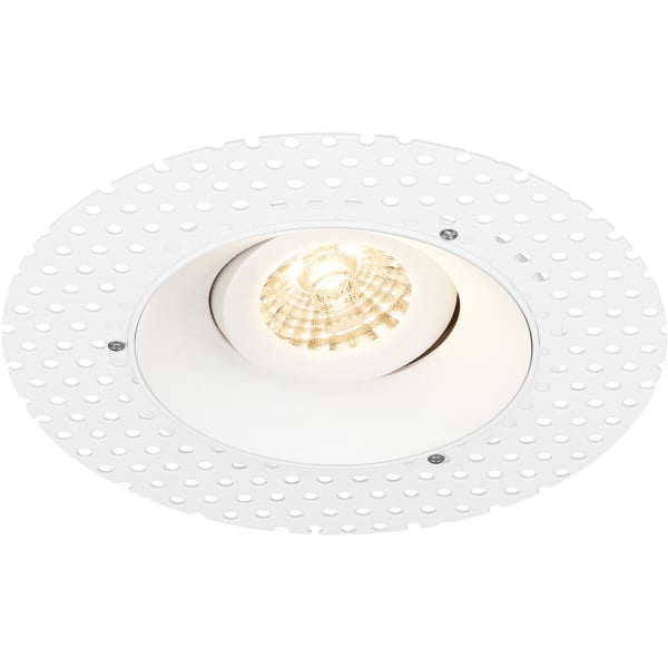 HLW LED 6W LED Spot Set - Ronde Kantelbare Inbouwspot Mat Wit - Trimless Design