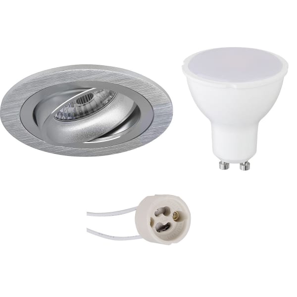HLW LED LED Spot Set 4W - Kantelbare Ronde Inbouwspot GU10 - Witte Spot 6400K